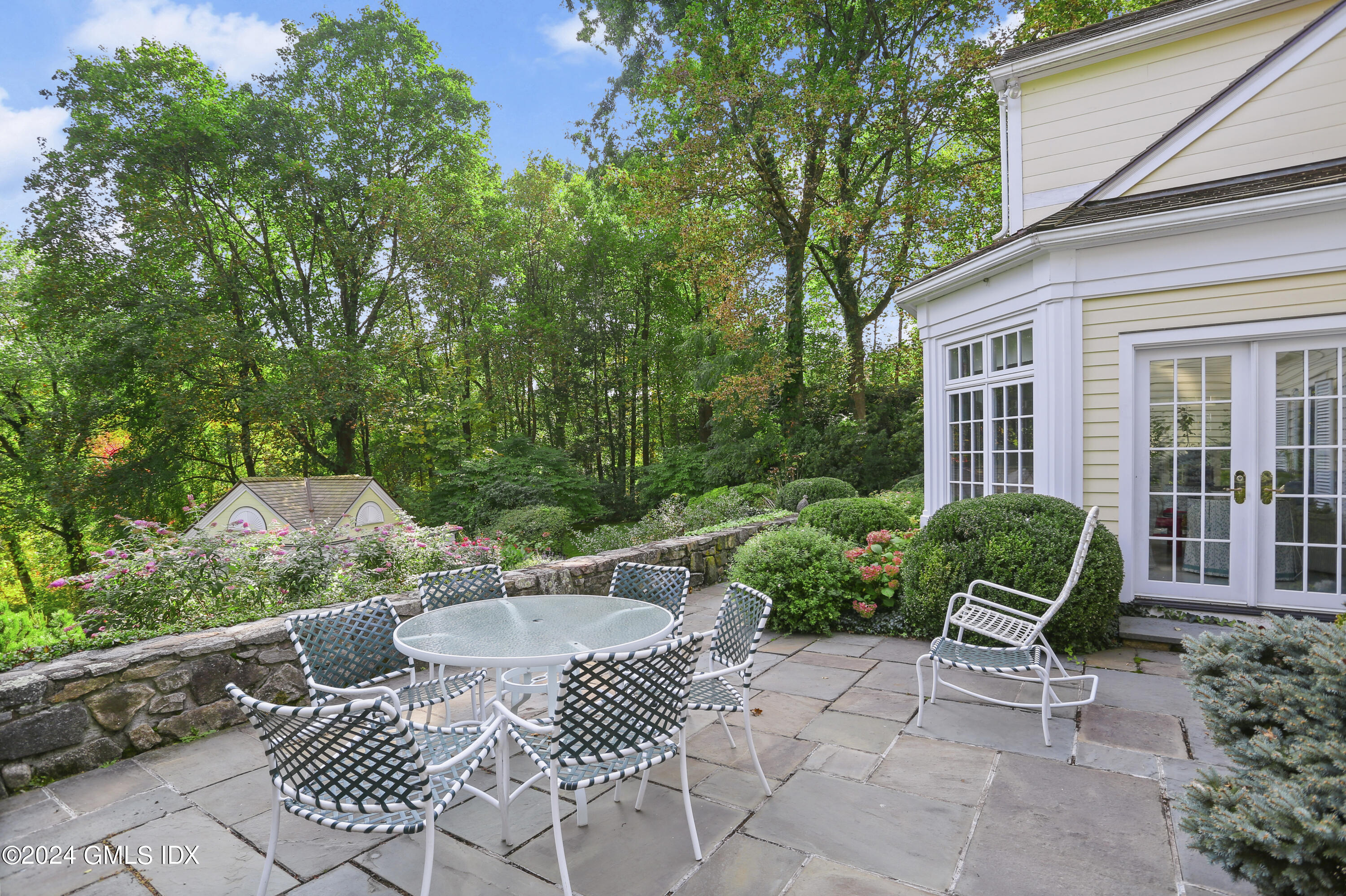 100 Pecksland Road Greenwich, CT 06831 - Photo 11 of 36 Terrace off the Dining Room