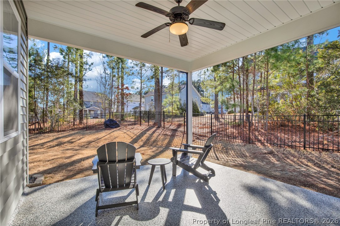 224 Timber Skip Drive Spring Lake, NC 28390 - Photo 26 of 30 a view of a dining room with furniture window and outside view