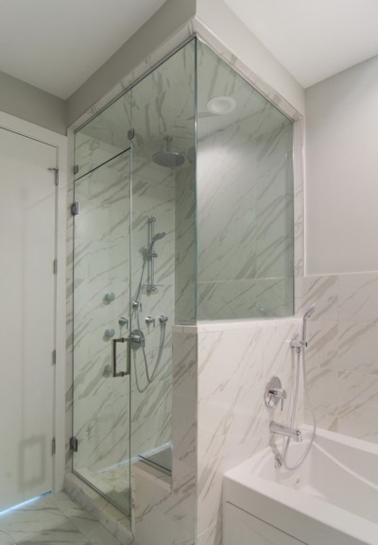 2448-50 North Clybourn Avenue Chicago, IL 60614 - Photo 10 of 10 a bathroom with a sink and a shower