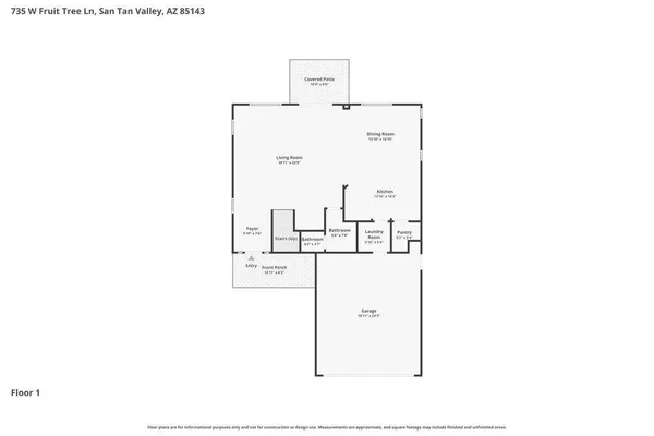 $2,070 | 735 West Fruit Tree Lane, San Tan Valley, AZ 85143