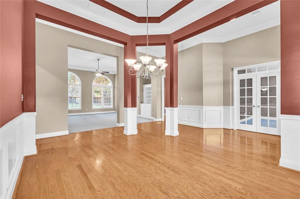 2403 Bonshaw Lane Southwest Marietta, GA 30064 - Photo 10 of 47 a view of an entryway with a chandelier