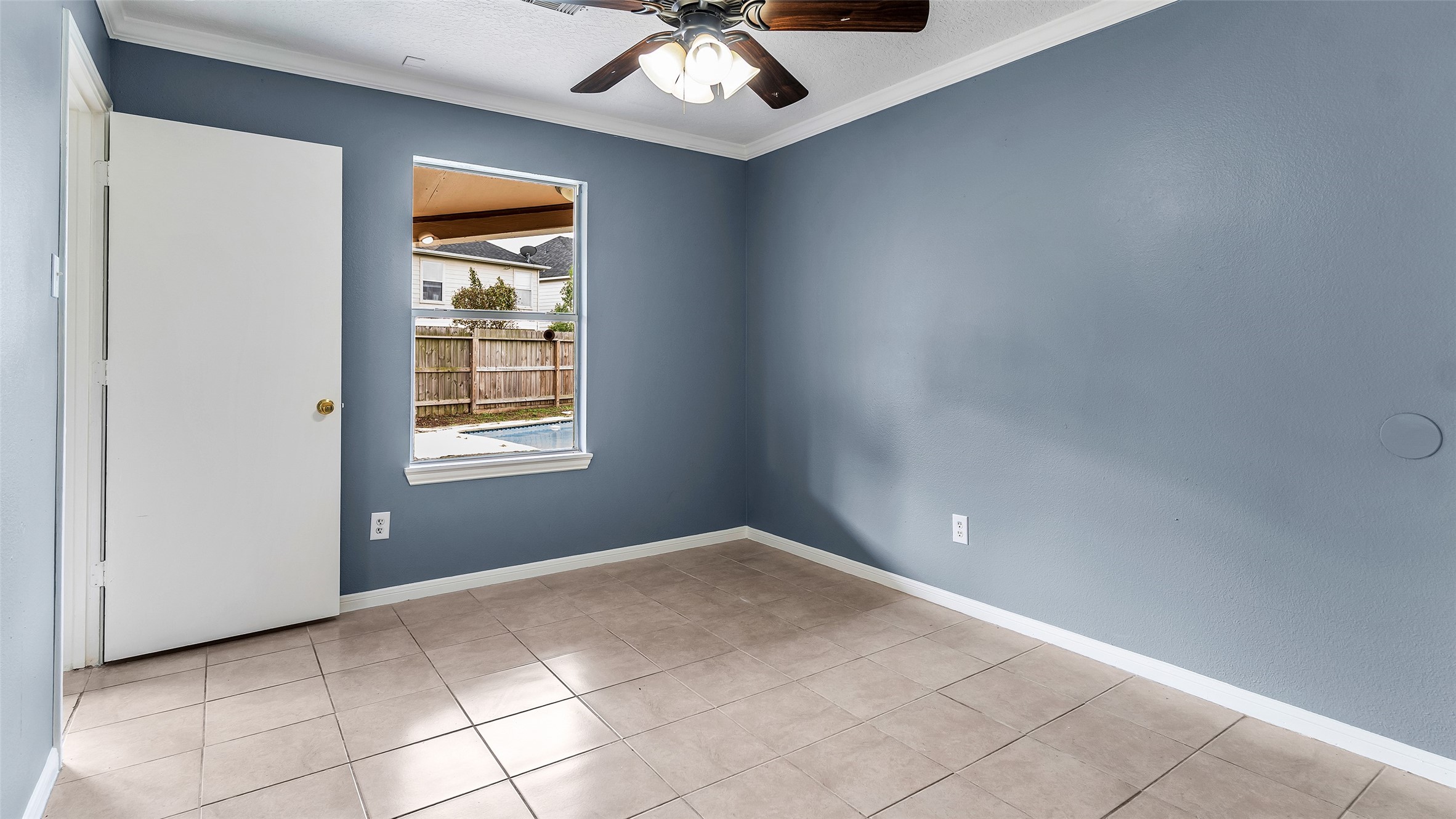 5534 Calm Court Houston, TX 77084 - Photo 17 of 44 wooden floor in an empty room with a window
