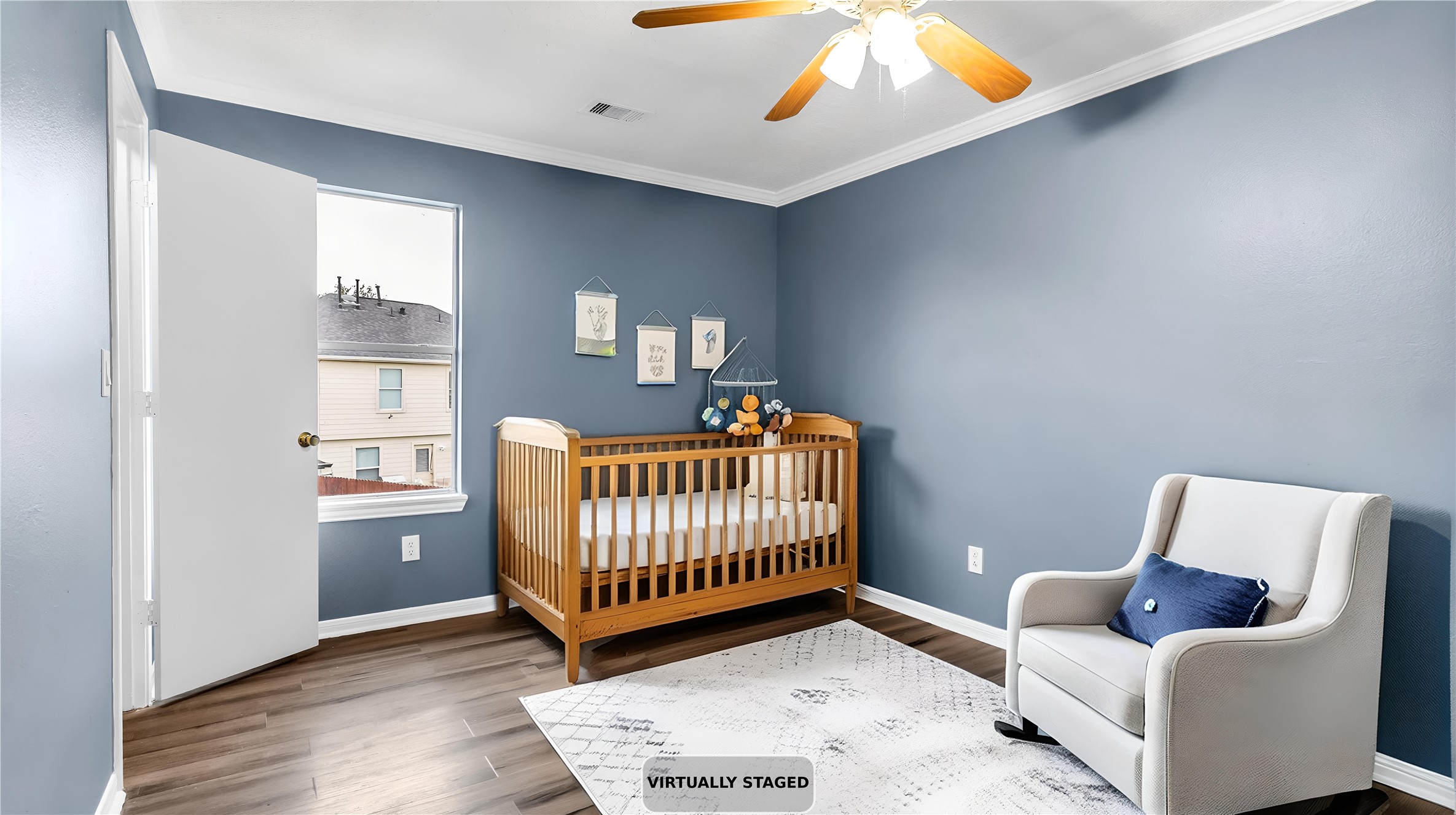 5534 Calm Court Houston, TX 77084 - Photo 29 of 44 a bedroom with furniture and a window