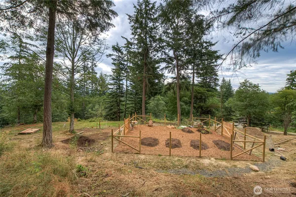 a view of outdoor space with trees