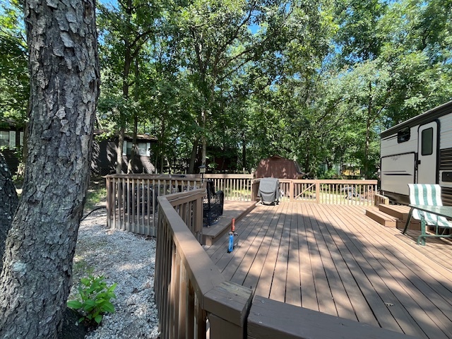 2795 East 28th Road Marseilles, IL 61341 - Photo 4 of 70 a view of a patio with two chairs and a table