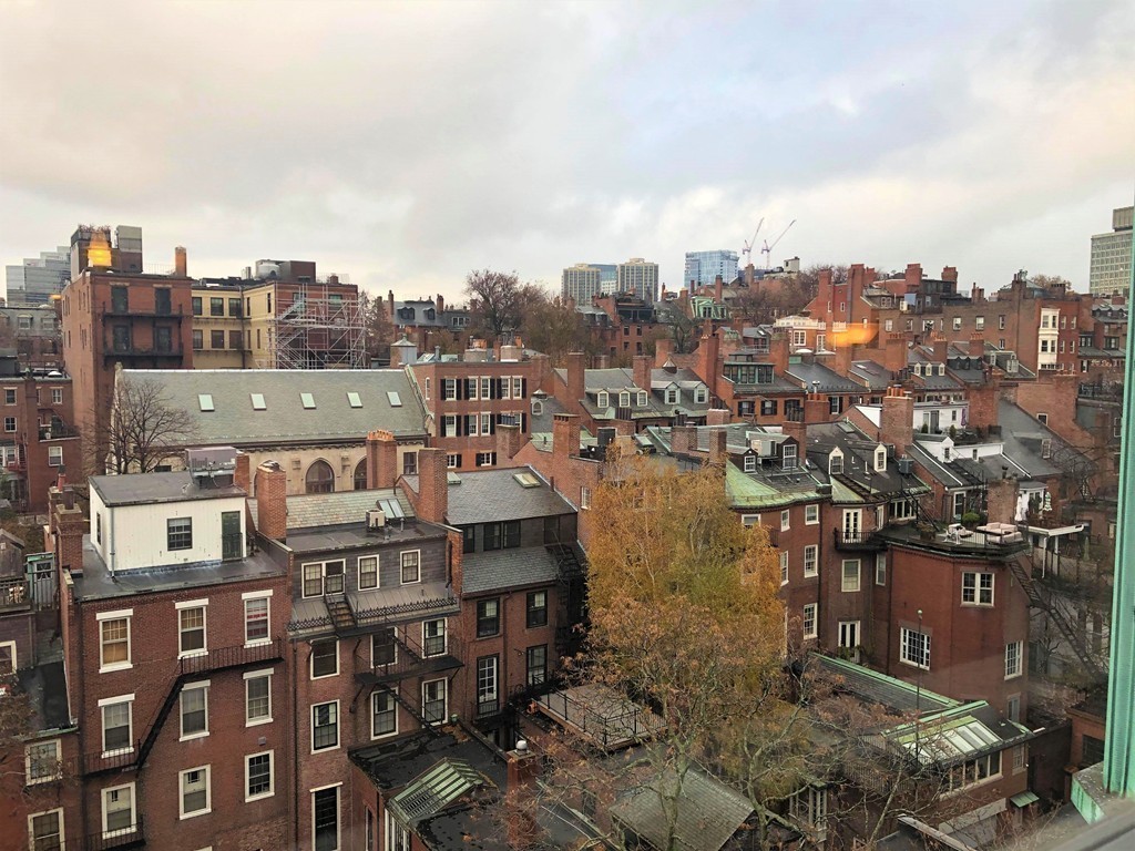 48 Beacon Street, Unit 9R Boston, MA 02108 - Photo 12 of 21 a view of city with tall buildings