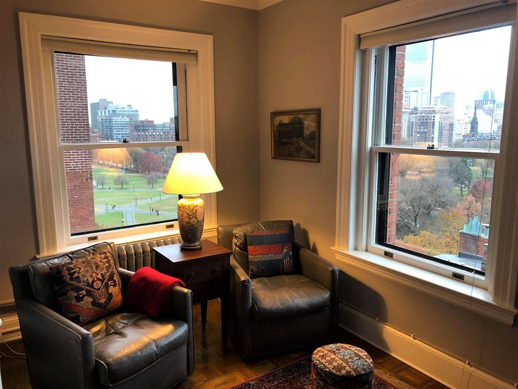 48 Beacon Street, Unit 9R Boston, MA 02108 - Photo 9 of 21 a living room with furniture and a window