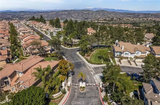an aerial view of residential house with outdoor space