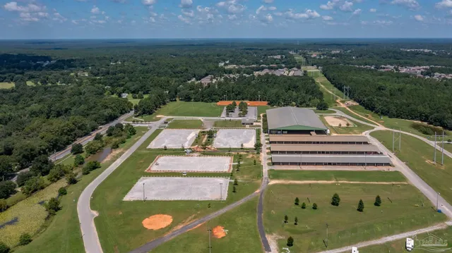 a view of a city with an ocean