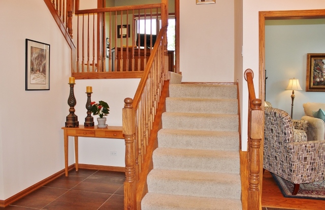 3812 Redwood Court Spring Grove, IL 60071 - Photo 10 of 37 a view of front door with hallway and stairs