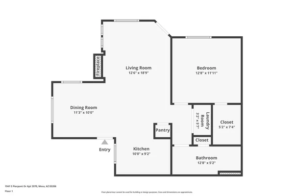 $1,500 | 1941 South Pierpont Drive, Unit 2070, Mesa, AZ 85206