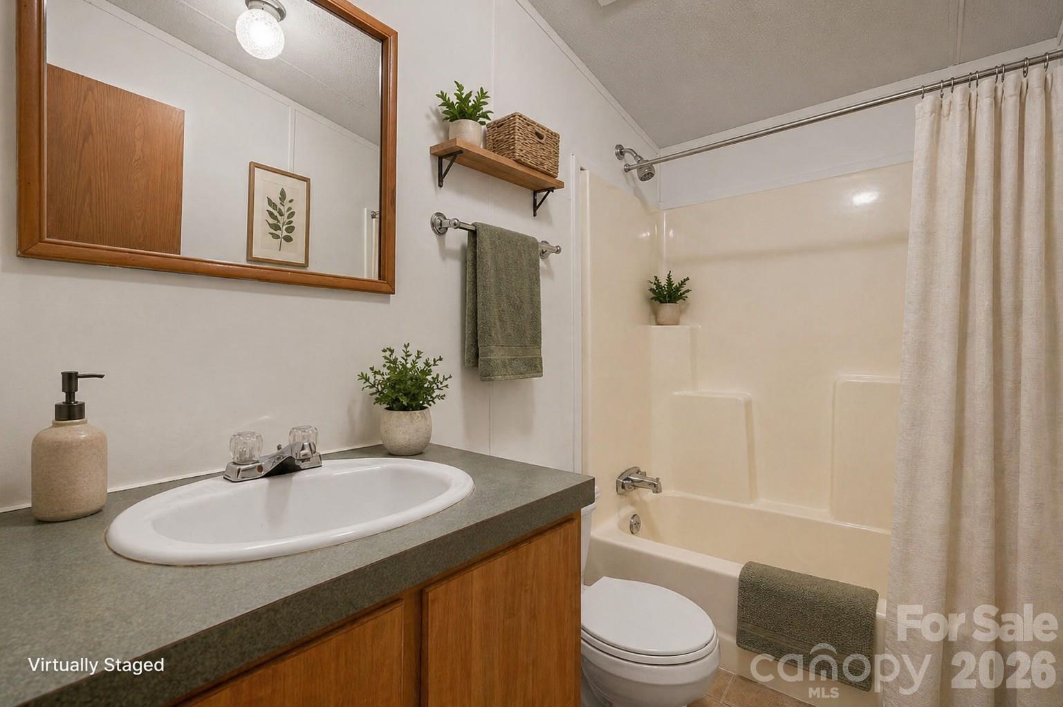 3536 Nelson Lane Morganton, NC 28655 - Photo 14 of 33 a bathroom with a sink a toilet and shower
