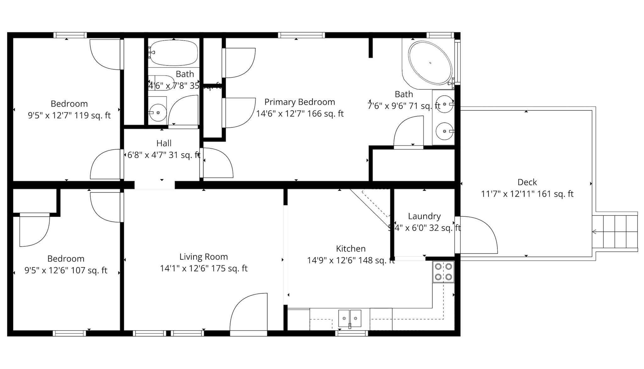 3536 Nelson Lane Morganton, NC 28655 - Photo 33 of 33 a picture of a floor plan