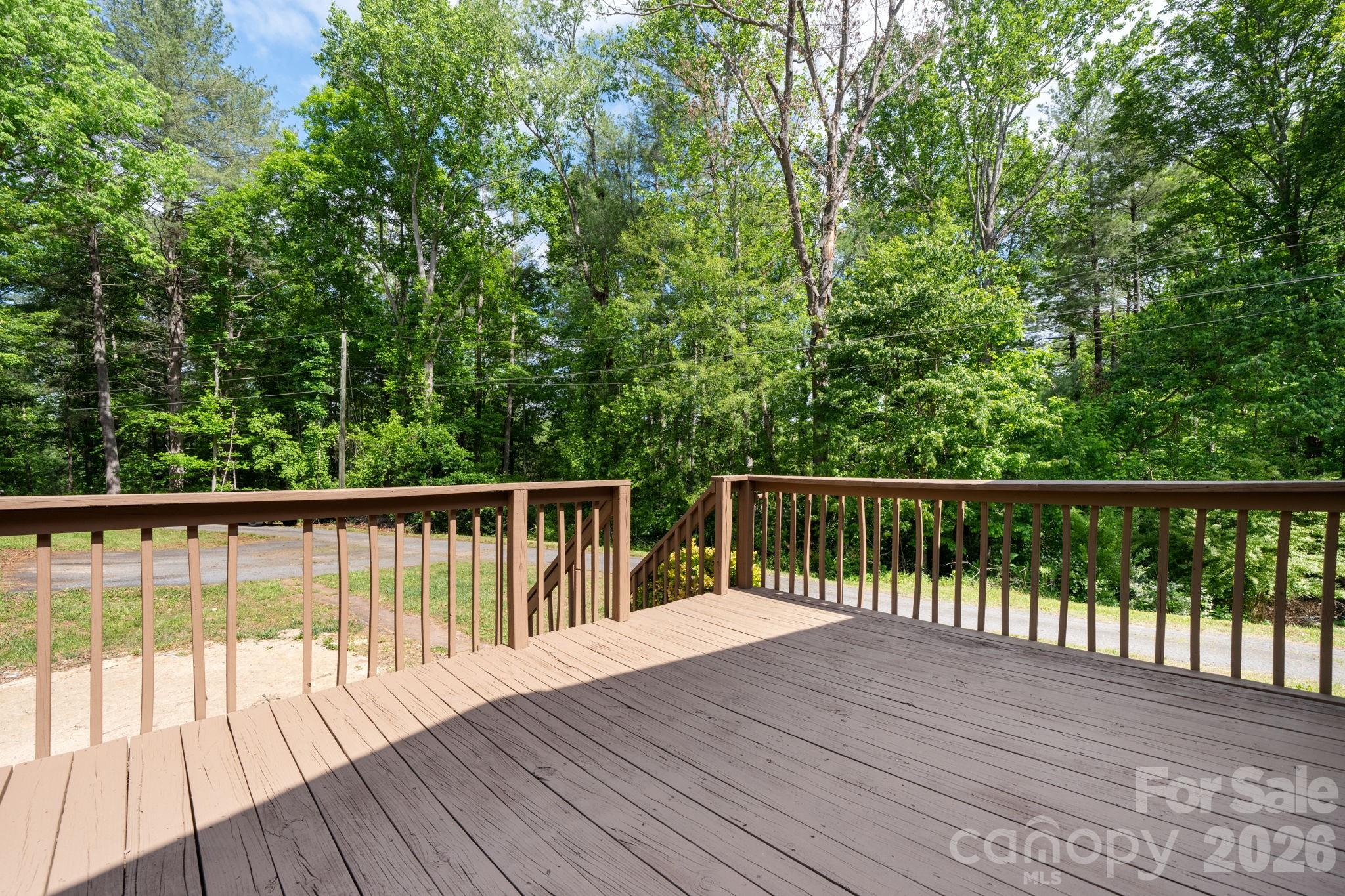 3536 Nelson Lane Morganton, NC 28655 - Photo 4 of 33 a view of balcony with wooden floor and fence