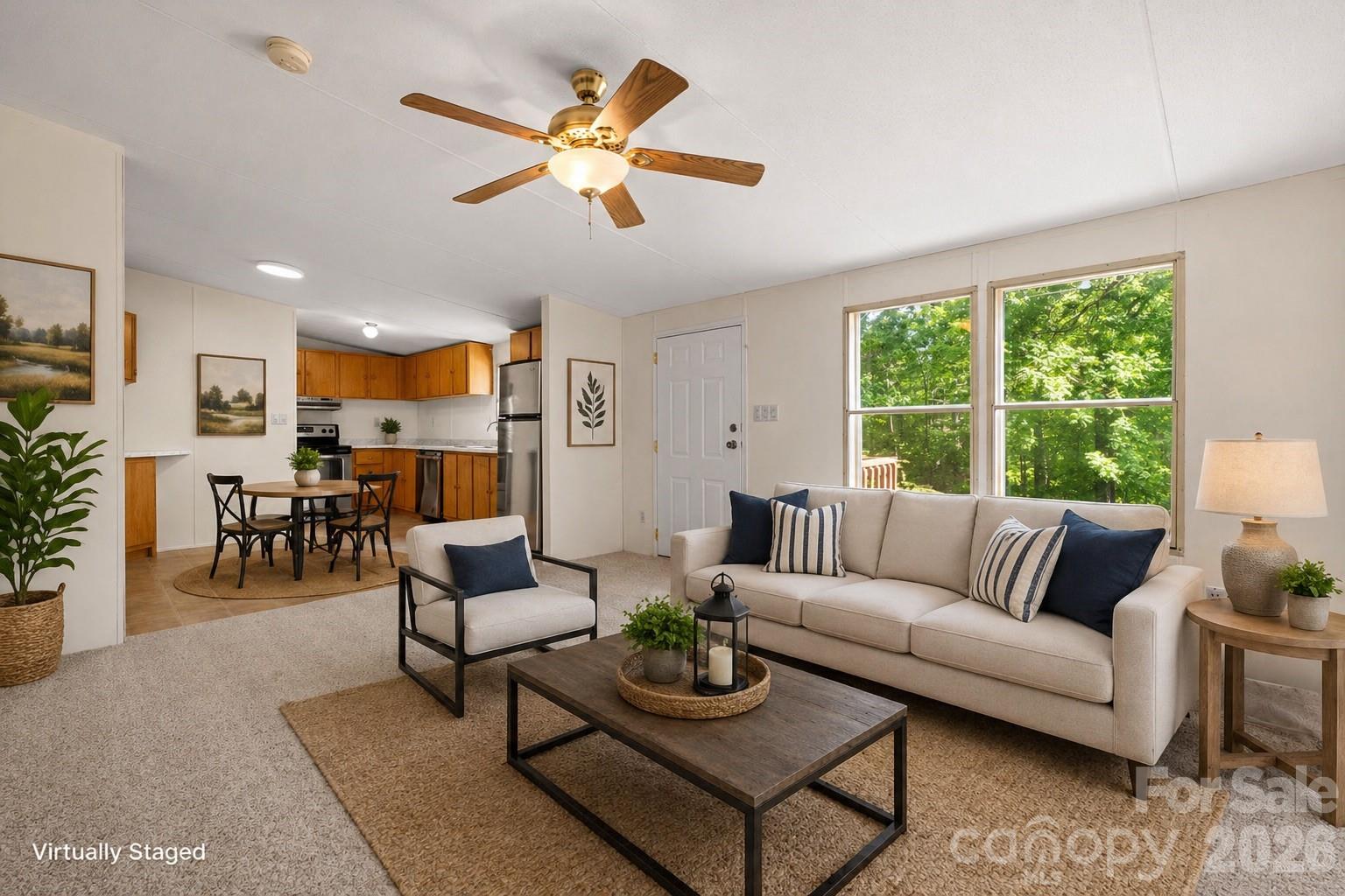 3536 Nelson Lane Morganton, NC 28655 - Photo 6 of 33 a living room with furniture and a large window