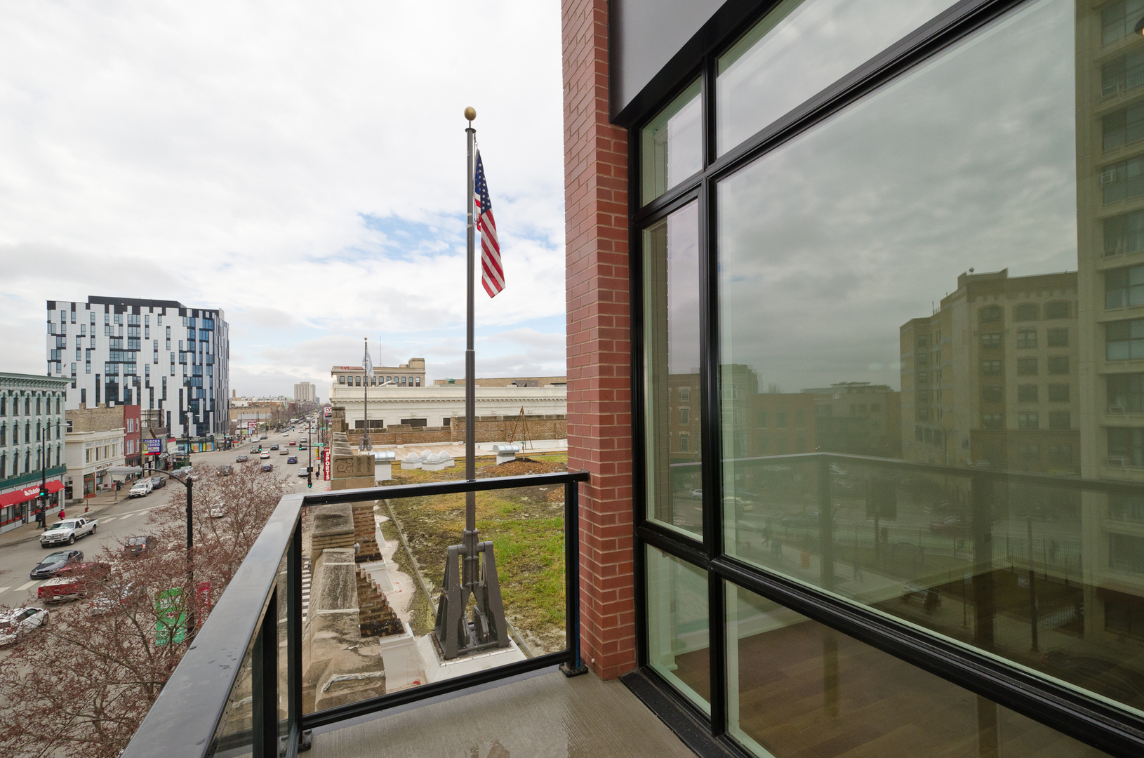 Undisclosed Address Chicago, IL 60642 - Photo 8 of 14 a view of a balcony with city view