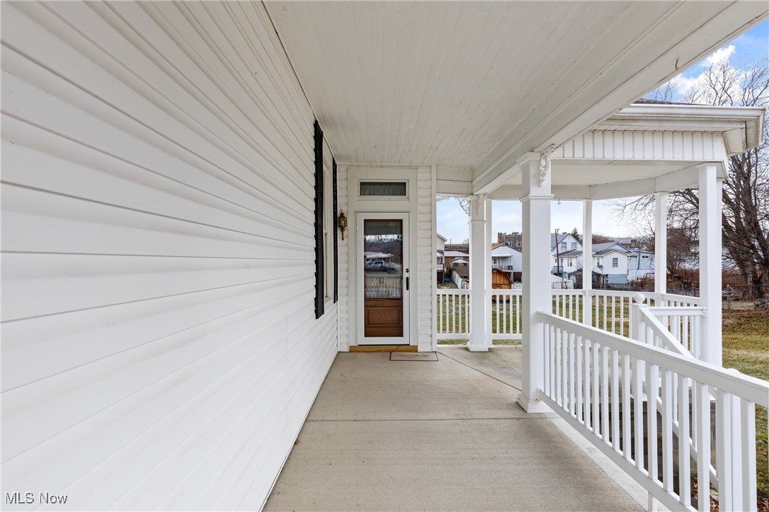 1011 Parriott Avenue Moundsville, WV 26041 - Photo 33 of 44 Property entrance featuring a porch and a residential view