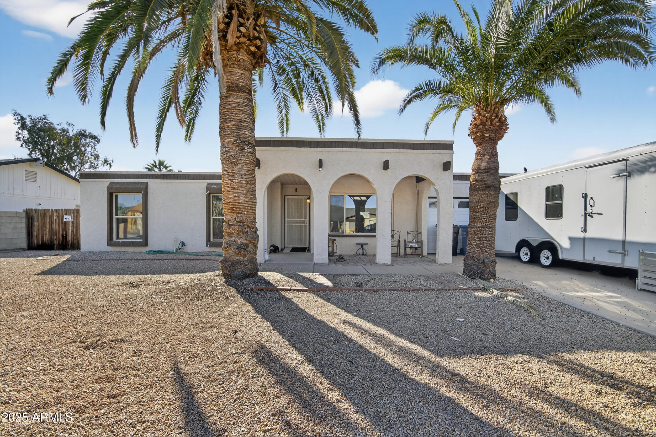 a view of a house with a patio