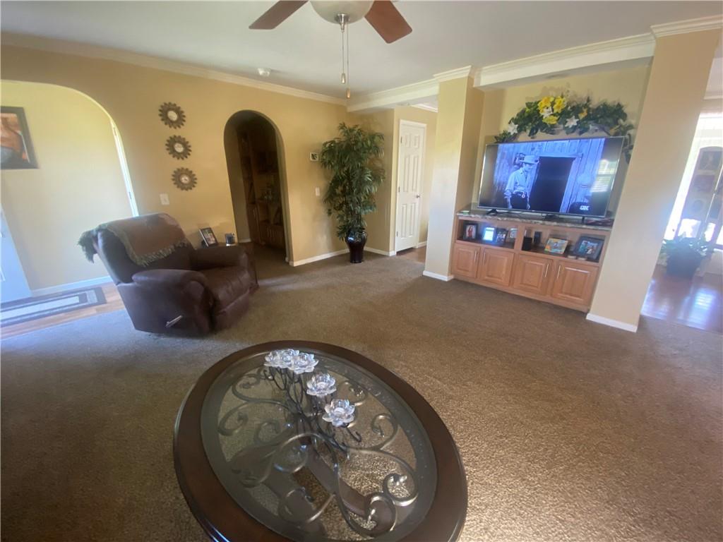 232 Center School Road Jefferson, PA 15344 - Photo 8 of 22 a living room with furniture and a flat screen tv