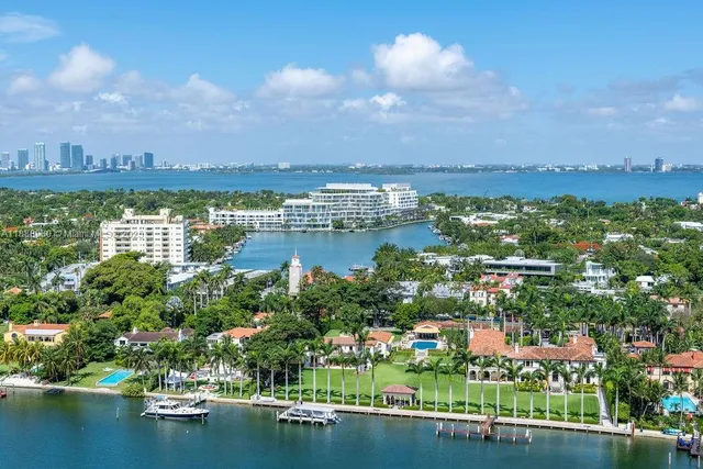 a view of lake and city