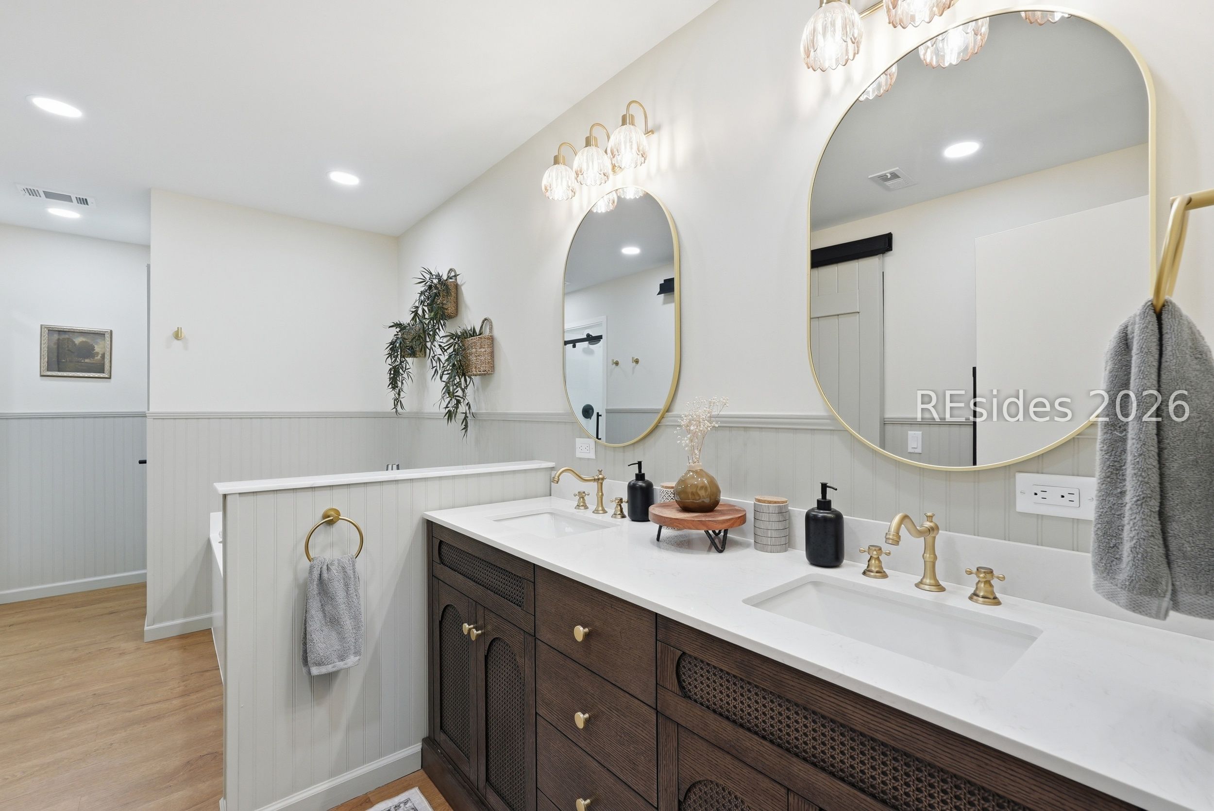 662 Old House Road Ridgeland, SC 29936 - Photo 26 of 54 Stylish primary bath with dual vanity.