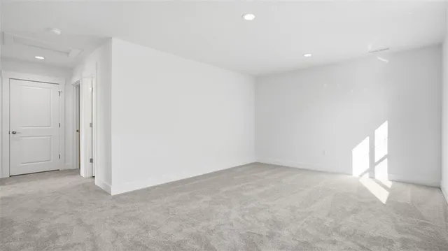 a view of an empty room