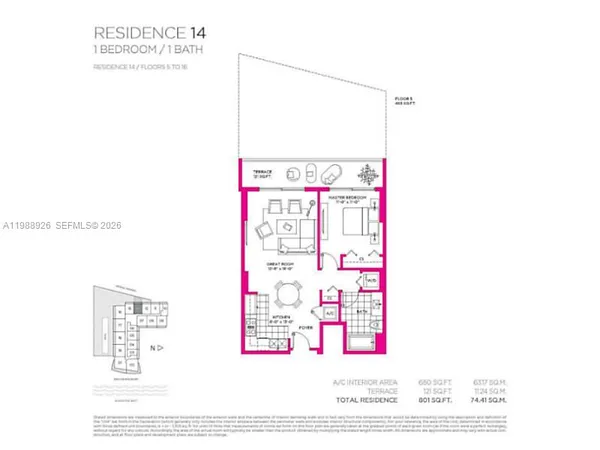 $2,900 | 4250 Biscayne Boulevard, Unit 1414, Miami, FL 33137