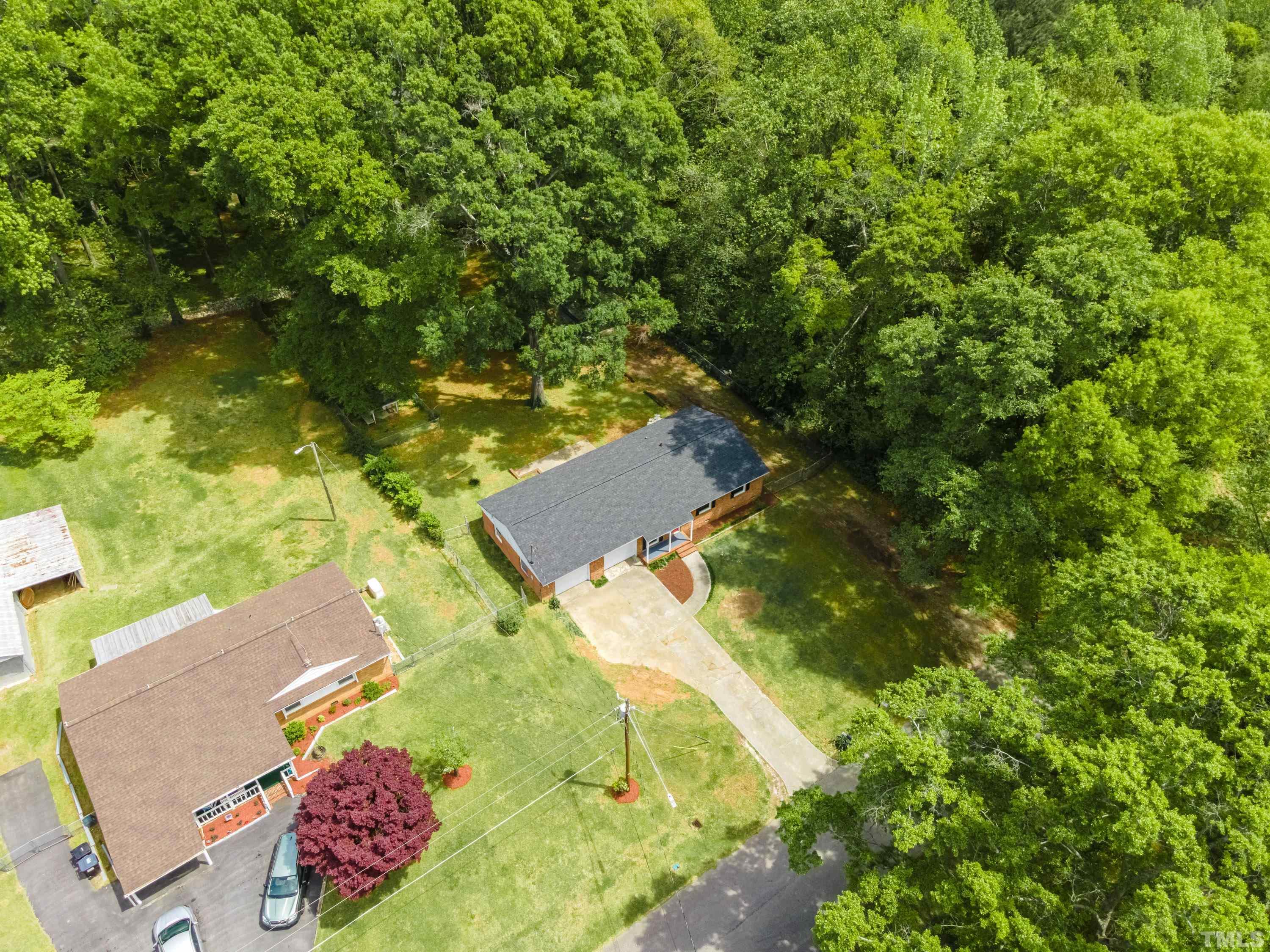 6005 Meadowbrook Road Raleigh, NC 27603 - Photo 35 of 42 an aerial view of residential house with an outdoor space