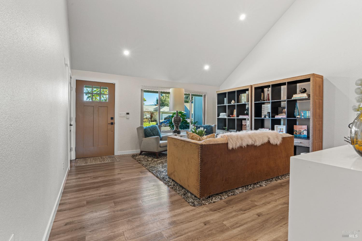 8633 Lancaster Drive Rohnert Park, CA 94928 - Photo 24 of 66 a living room with furniture and a wooden floor
