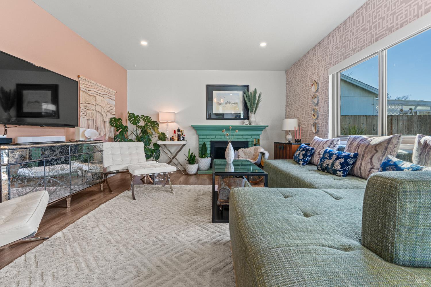 8633 Lancaster Drive Rohnert Park, CA 94928 - Photo 8 of 66 a living room with furniture and a flat screen tv