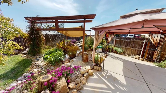 front view of house with a yard