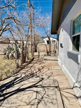 a view of outdoor space with seating