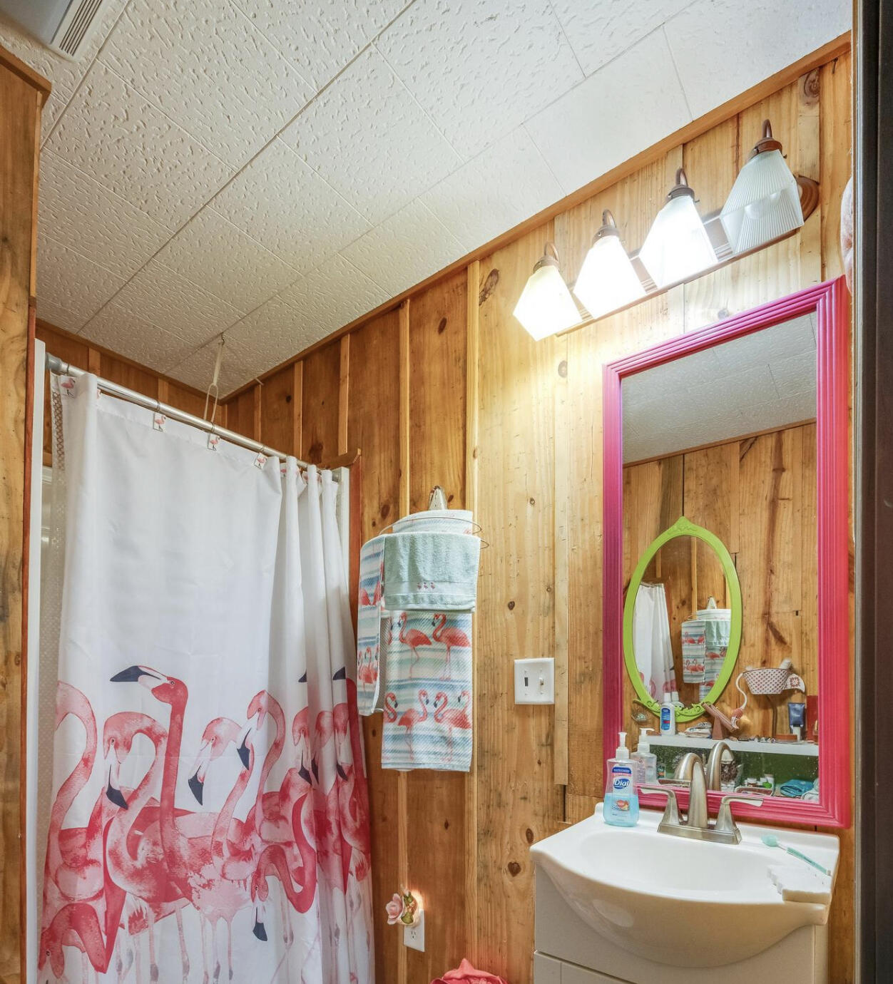 5084 Richardson Road Crestview, FL 32539 - Photo 23 of 24 a bathroom with a sink mirror and shower