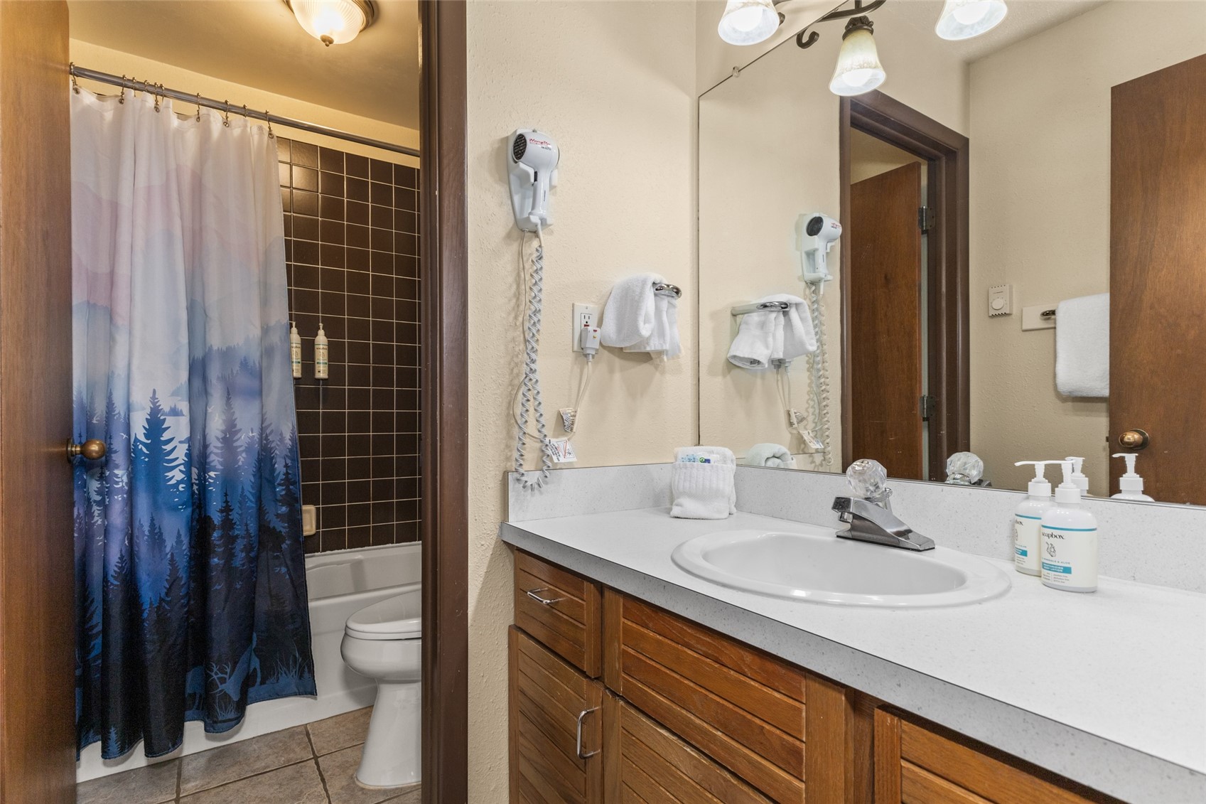 2025 Walton Creek Road, Unit 308 Steamboat Springs, CO 80487 - Photo 18 of 34 a bathroom with a sink and a mirror