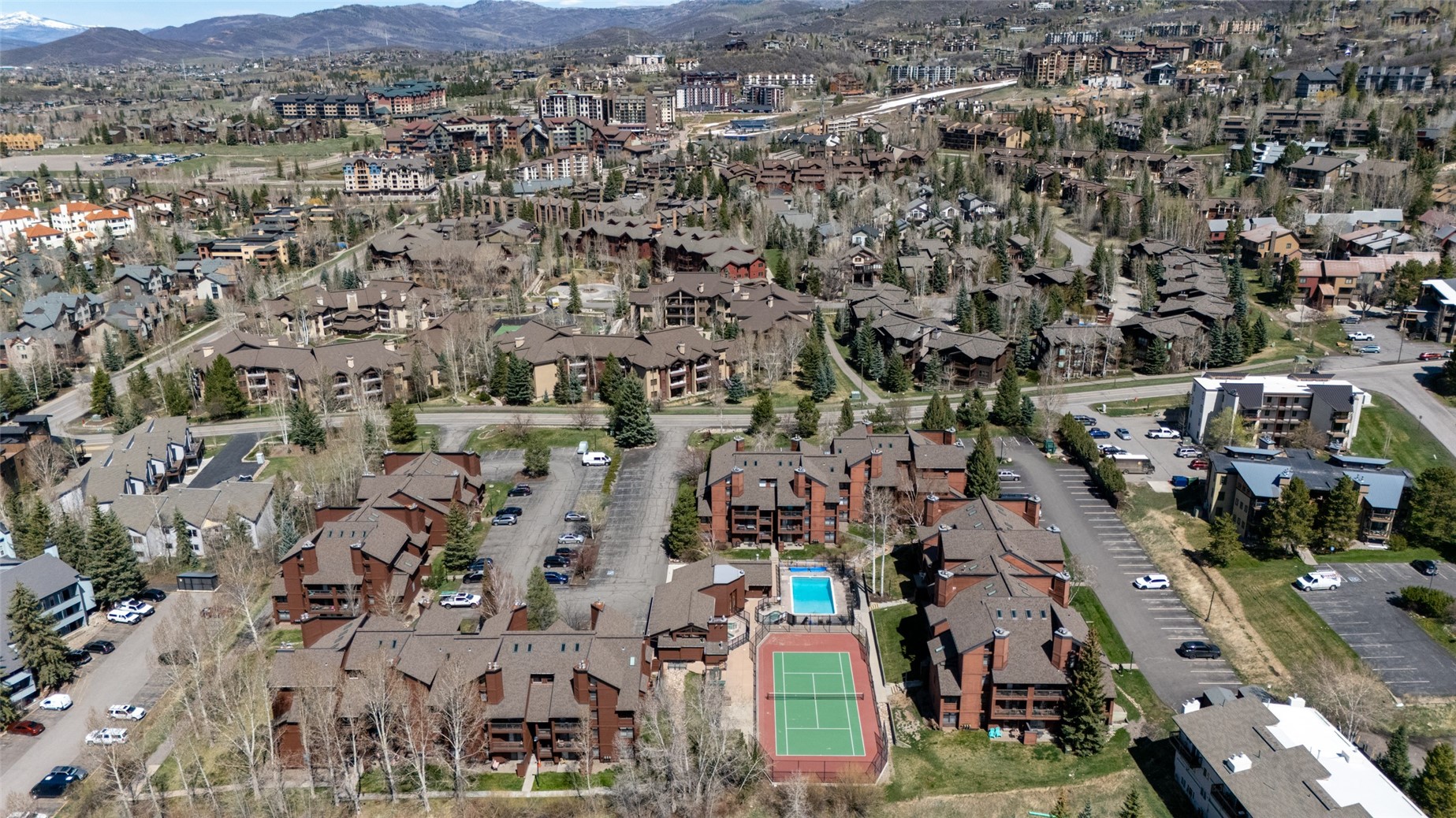 2025 Walton Creek Road, Unit 308 Steamboat Springs, CO 80487 - Photo 33 of 34 an aerial view of a city