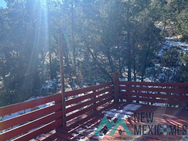 375 Hop Canyon Road Magdalena, NM 87825 - Photo 31 of 33 View of wooden deck
