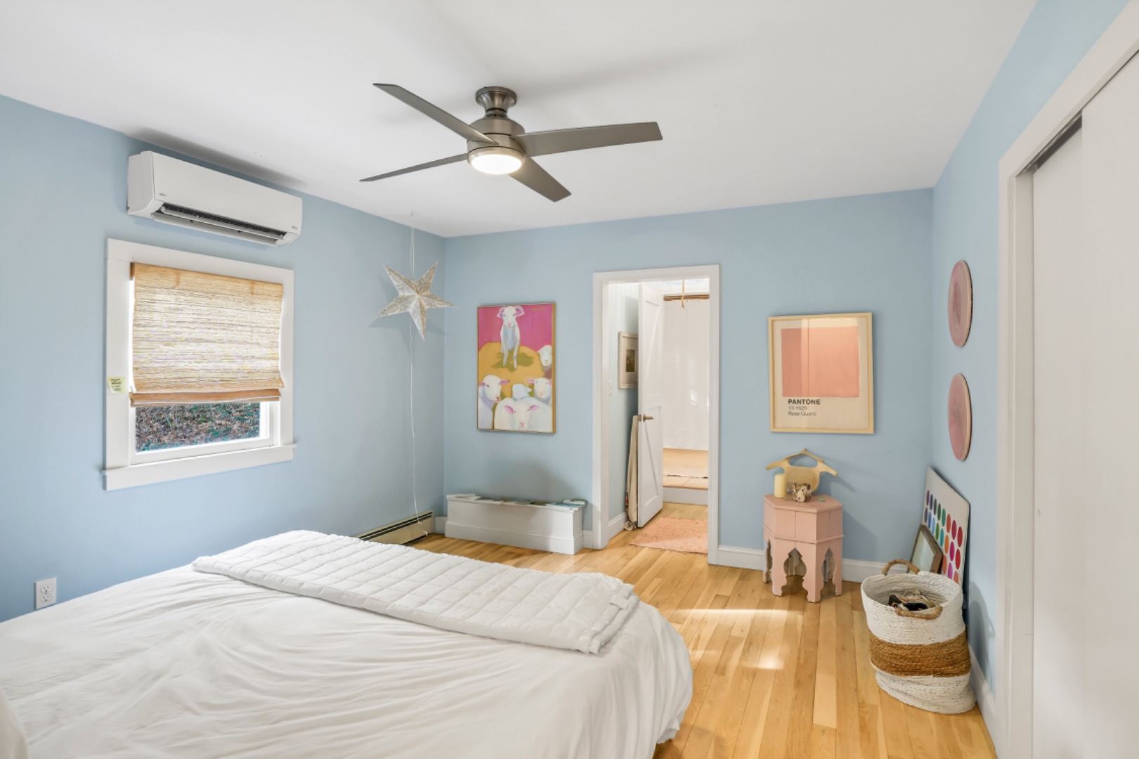 54 Lake Street Vineyard Haven, MA 02568 - Photo 24 of 30 a bedroom with a bed and a window