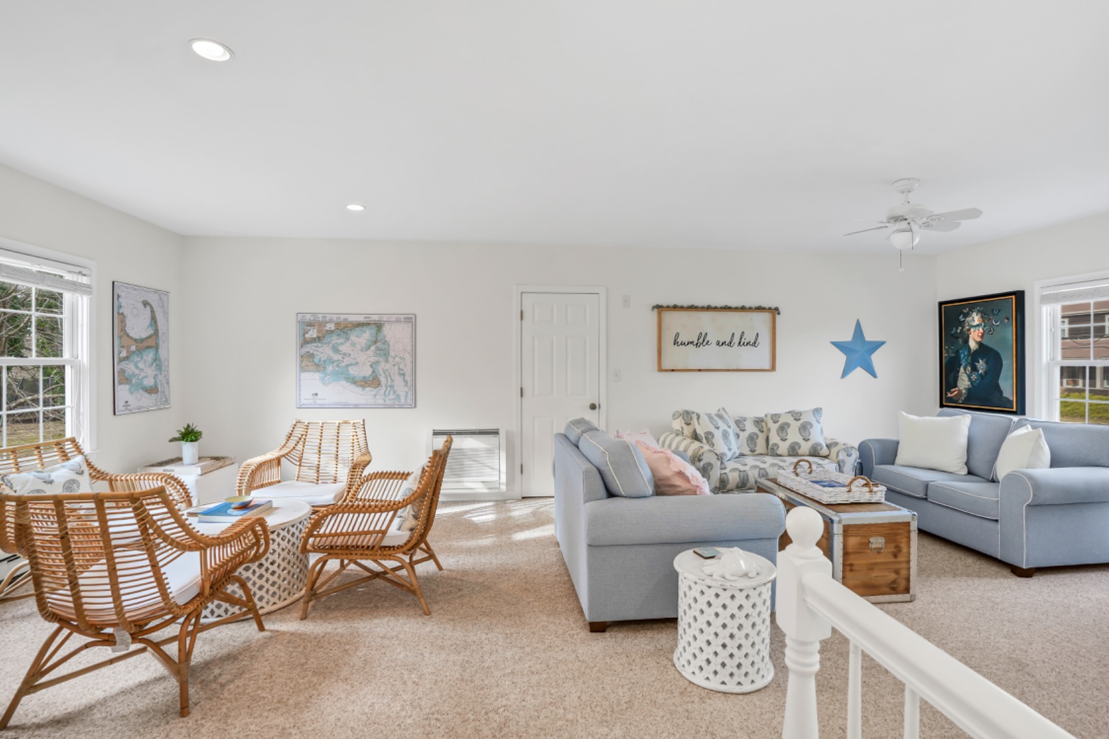 54 Lake Street Vineyard Haven, MA 02568 - Photo 7 of 30 a living room with furniture and a large window