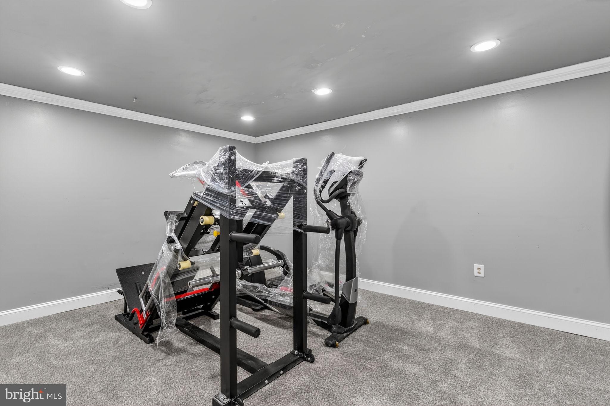1200 Strausberg Street Accokeek, MD 20607 - Photo 41 of 47 GYM/Media room in basement