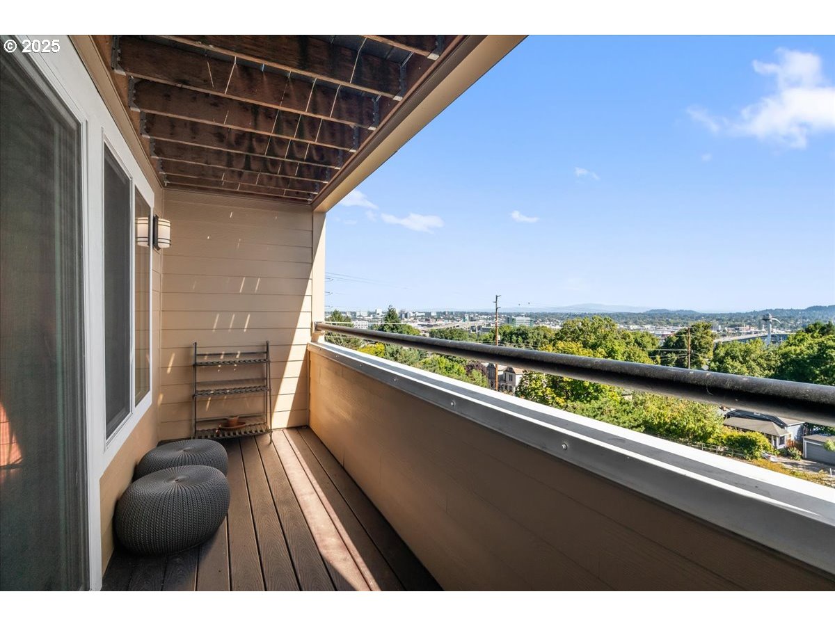 3515 Southwest Barbur Boulevard, Unit P1 Portland, OR 97239 - Photo 21 of 35 a view of balcony with furniture