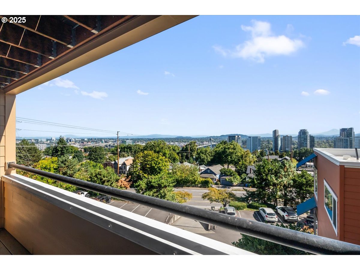 3515 Southwest Barbur Boulevard, Unit P1 Portland, OR 97239 - Photo 22 of 35 a view of a city from a balcony