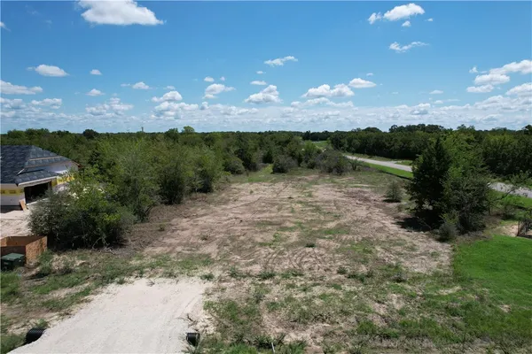 a view of a yard in front of a house with a yard