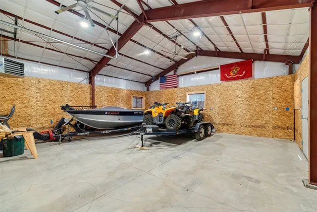 a view of car garage