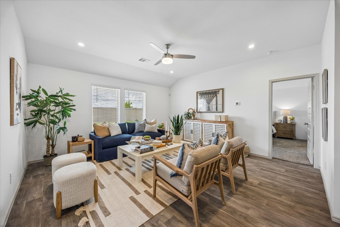 Living area with direct access to the primary suite.