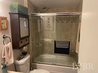 1065 Johnson Mountain Road Evington, VA 24550 - Photo 18 of 49 a bathroom with a shower and a toilet