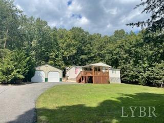 1065 Johnson Mountain Road Evington, VA 24550 - Photo 3 of 49 a house view with a outdoor space