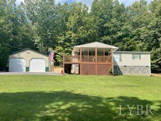 1065 Johnson Mountain Road Evington, VA 24550 - Photo 47 of 49 a view of a house with a yard and sitting area