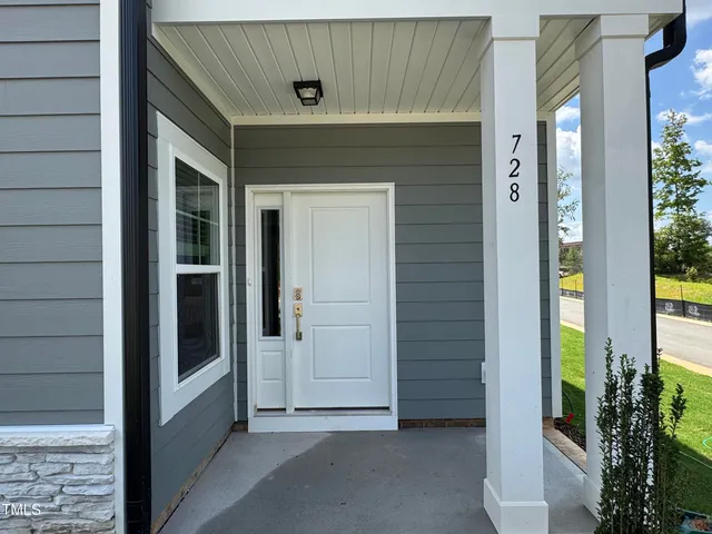 a view of an entryway door