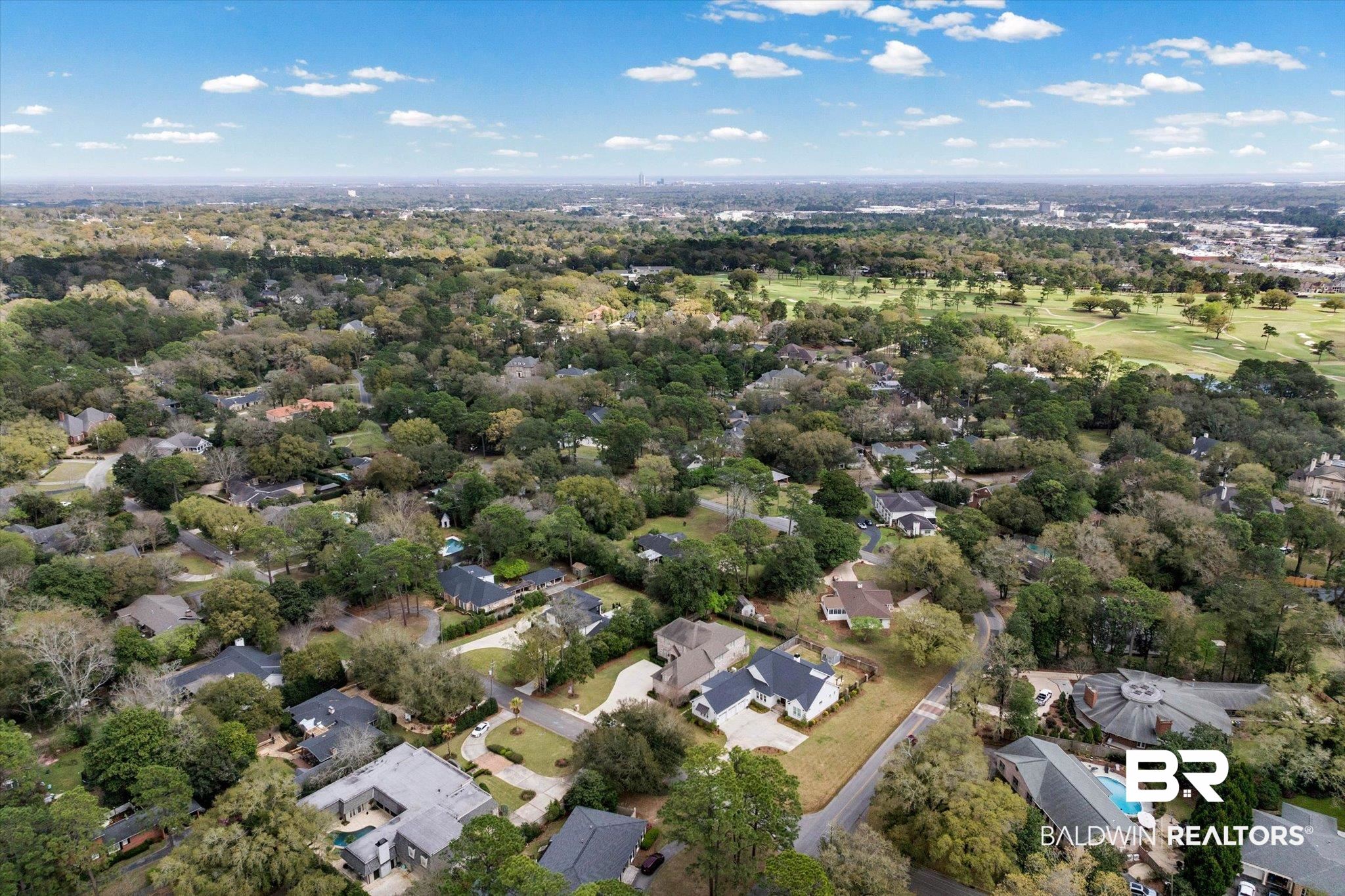 69 Jordan Lane Mobile, AL 36608 - Photo 52 of 57 Aerial perspective of suburban area
