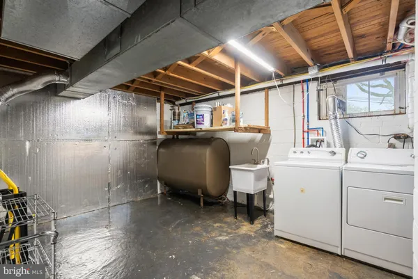 a room with storage and utility